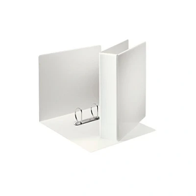 Afbeelding van Leitz 49742 A4 presentatie ringband met zakjes en 2 ringen 50 mm breedte wit polypropyleen