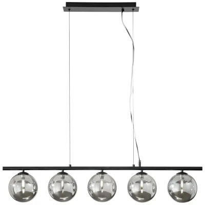 Afbeelding van ECO Light NEPTUN 9120 SQ5 NERO Hanglamp G9 Zwart, Rook
