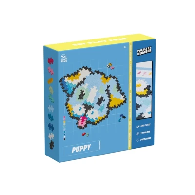 Afbeelding van PLUS 500 bouwstenen puzzel op nummer puppy bouwspel voor kinderen vanaf 5 jaar educatief en speels spel meisjes jongens PP3961