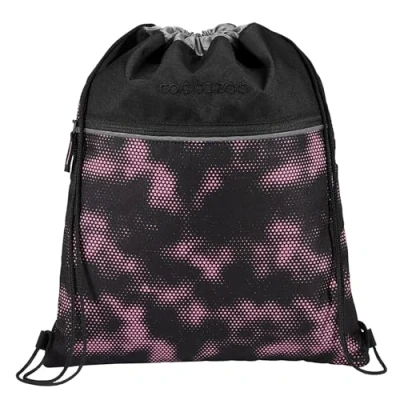 Afbeelding van Gymtas Coocazoo Pink Illusion reflecterend zakje met rits aan voorzijd