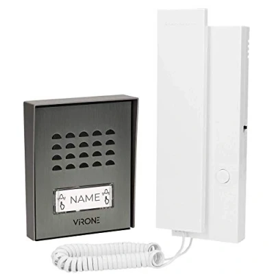Afbeelding van Virone LUPI Intercom voor Inbouwmontage 2 Draads 230V AC Nchtergrondverlichting Achternaam (Eengezinswoning)
