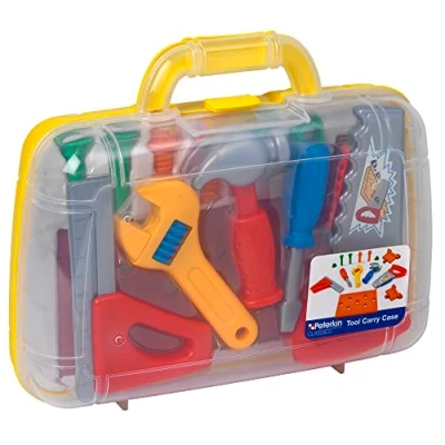 Afbeelding van Peterkin 2524 Kinderspeelgoed Tool Carry Case Peppa Pig Speelgereedschap, rood, draagtas
