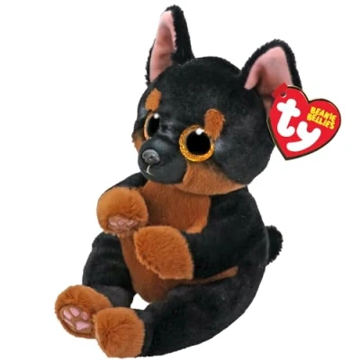 Afbeelding van TY Beanie Babies Bellies Knuffel Hond Fritz 15 cm
