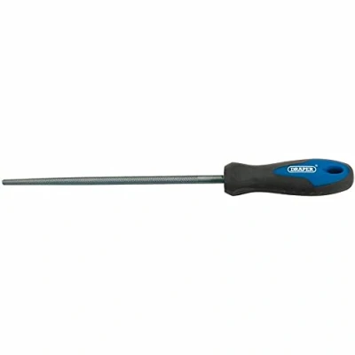 Afbeelding van Draper 44955 8106B Rond vijl en handvat, 200mm, blauw