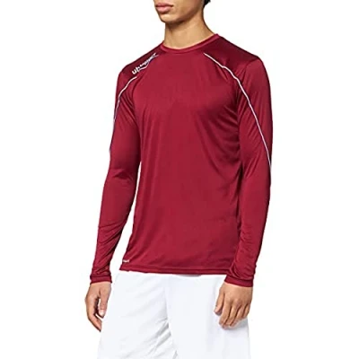 Afbeelding van Uhlsport Stream 22 Voetbalshirt Lange Mouw Heren Bordeaux / Hemelsblauw Maat: 3XL