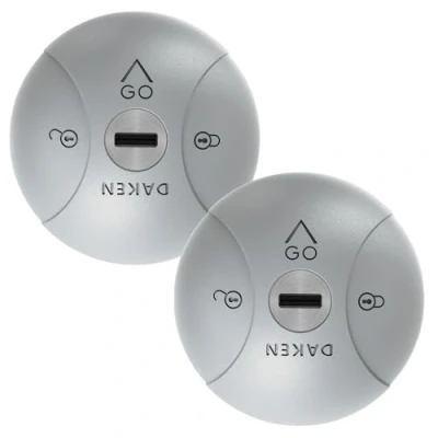 Afbeelding van DAKEN 2 x Saturn Go beveiligingsslot voor bestelwagens, diefstalbeveiliging achter /zijdeuren van bedrijfsvoertuigen