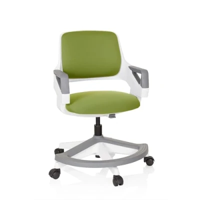 Afbeelding van hjh OFFICE Kinder bureaustoel KID FLEX Stof Olijfgroen