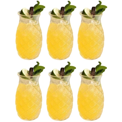 Afbeelding van CasaLupo Cocktailglas / Tiki Ananas Glas 400 ml 6 Stuks