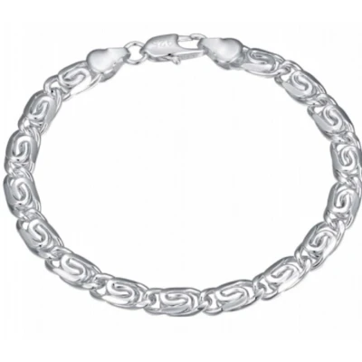 Afbeelding van kolk armband 20.5 cm Zilverplating Charme Bijoux