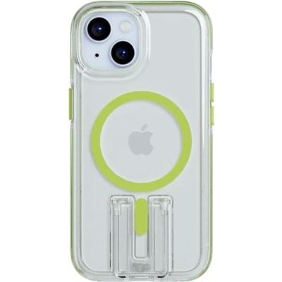Afbeelding van Tech21 EvoCrystal Kick MagSafe Compatible Geschikt voor Apple iPhone 15 Lime