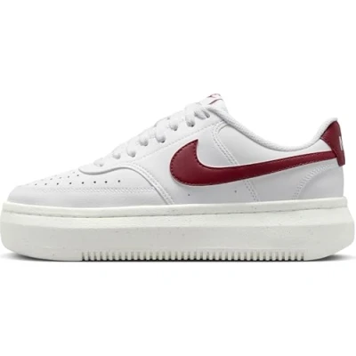 Afbeelding van Nike Court Vision Alta Damesschoen, White/Team Red Sail, 38,5 EU, White Team 38.5 EU