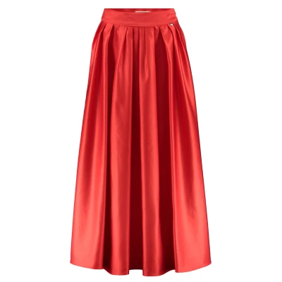 Afbeelding van Harper &amp; Yve X Tessa midi rok rood