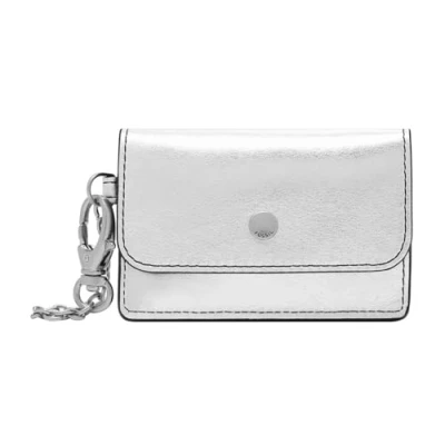 Afbeelding van FOSSIL Valerie Card Case Silver Metallic