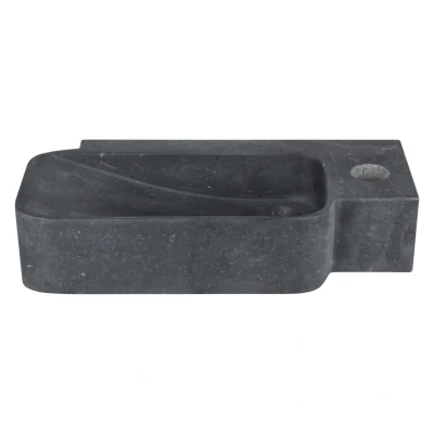 Afbeelding van Differnz Reba fontein 36x19x8cm natuursteen bombai black