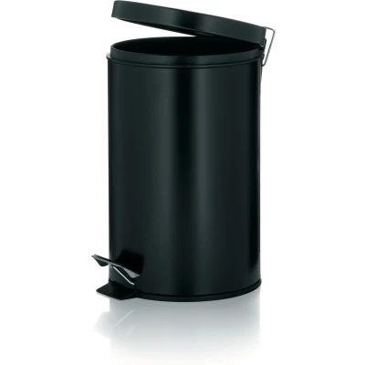 Afbeelding van Kela Afvalemmer Kilian RVS zwart, 12 L