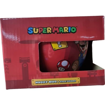 Afbeelding van Super Mario Huggy Cappuccino Mok Rood 630ml