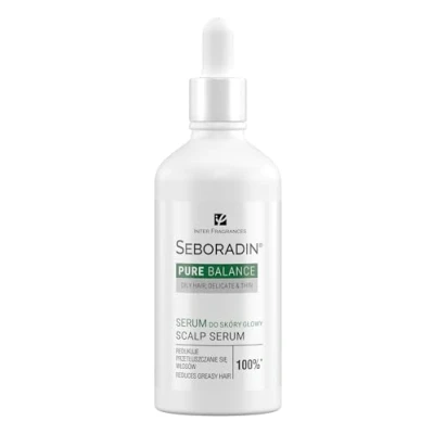 Afbeelding van Seboradin Serum Versterkend Voor Dun Fijn Haar Gevoelig Vettigheid Intensieve Hoofdhuidverzorging Reguleert De Sebum Aloe Vera Niacinamide Zwarte Radijs Extract Pure Ballance 100 ml