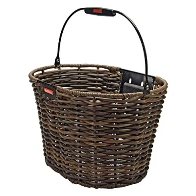 Afbeelding van Fietsmand Klickfix Structura Oval Lichtbruin