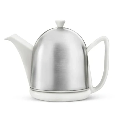 Afbeelding van Theepot Bredemeijer Manto Mat Wit 1 L