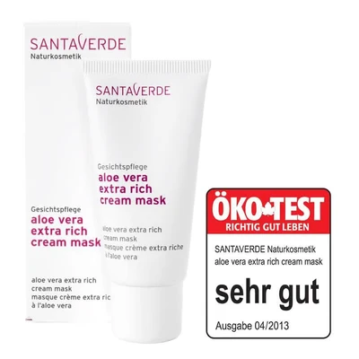 Afbeelding van Santaverde Aloe vera cream mask extra rich bio 30 ml