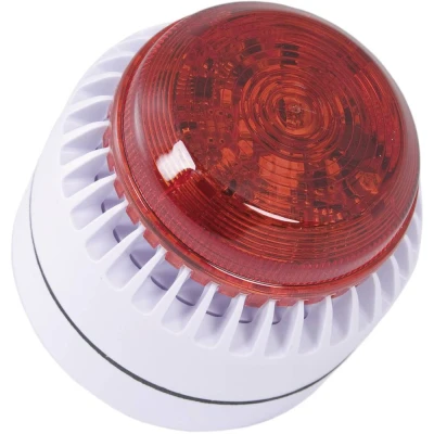 Afbeelding van ComPro Combi signaalgever ROLP Solista Beacon Wit Continugeluid 12 V/DC, 24 V/DC