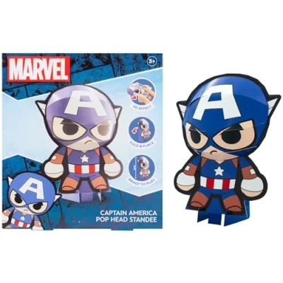 Afbeelding van Marvel Captain America 3D Pop Head Verzamelfiguur (30 cm)