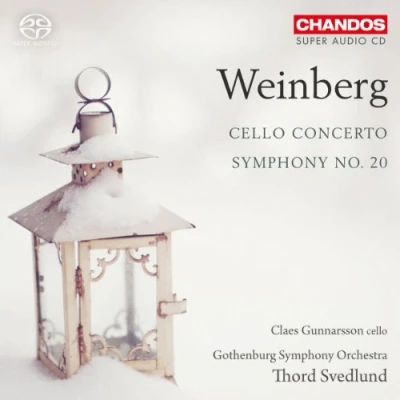 Afbeelding van Claes Gunnarsson, Gothenburg Symphony Orchestra, Thord Svedlund Weinberg: Cello Concerto/Symphony No.20 (Super Audio CD)