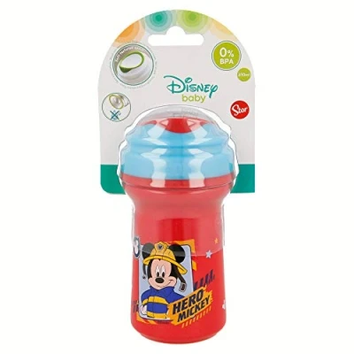 Afbeelding van Mickey Mouse tuitbeker Donald Duck / trainninsbeker oefendrinkbeker 310ml BPA vrij!