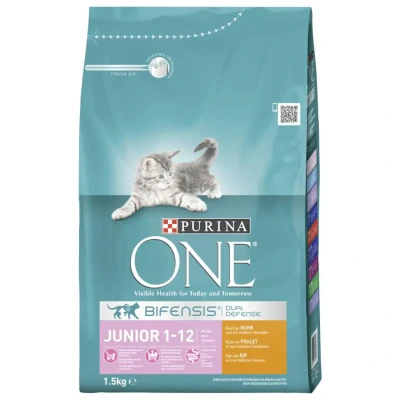 Afbeelding van Purina One Junior Kattenvoer Kip Rijst 1.5 kg