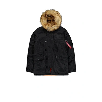 Afbeelding van Alpha Industries Winterjas, Heren, Maat: Small, Black