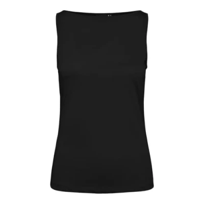 Afbeelding van Pieces Pcanora TANK Top, Dames, Maat: Large, Black