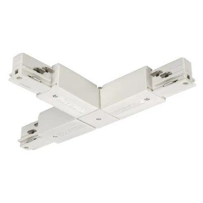 Afbeelding van Eutrac t verbinder 3 fasen rail aarde links zilvergri 145634