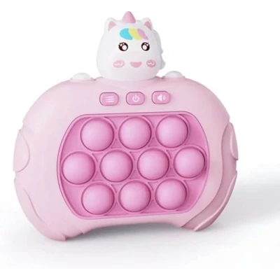 Afbeelding van Unicorn V3 Quick Push Pop It Spel Game Controller Fidget Toy Montessori Speelgoed Anti Stress Inclusief Licht en Geluidseffecten