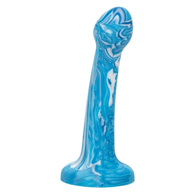 Afbeelding van Dildo Twisted Bulb Tip Blauw
