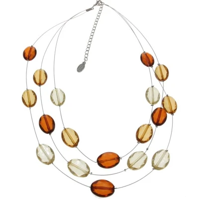 Afbeelding van Behave ketting Facet geslepen kralen Mode accessoires Nikkelvrij
