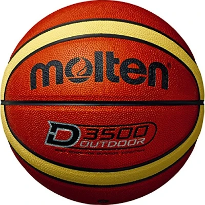 Afbeelding van Molten Basketbal B6D3500 maat 6, oranje/crème/glanzend optic, 6