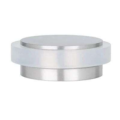 Afbeelding van EVI Herrajes Zelfklevende deurstopper Mini 35 x 12 mm wit rubber van natuurlijke siliconen roestvrijstalen afwerking eenvoudige bevestiging 100% functioneel model I 140