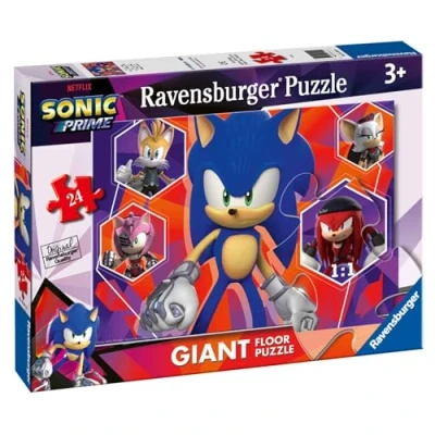 Afbeelding van Ravensburger Sonic puzzel, collectie 24 grote bodem, delen, puzzel voor kinderen, aanbevolen leeftijd 3 jaar