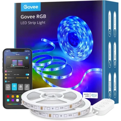 Afbeelding van Govee H6110 RGB LED strip Light ledstrip 2x 5 meter, Wifi, Bluetooth