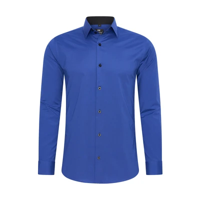 Afbeelding van Zakelijk overhemd S 6XL Slim Fit Premium Katoen Stretch