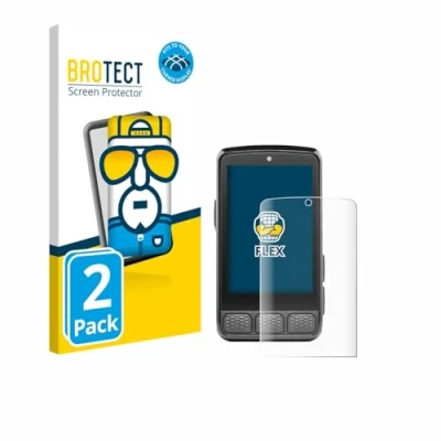 Afbeelding van BROTECT Screenprotector voor Wahoo Elemnt Roam 3 Folie Beschermfolie transparant volledig dekking (2 Stuks)
