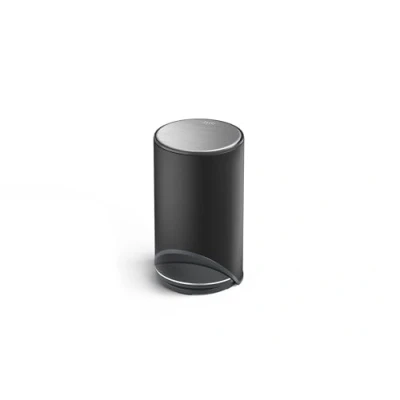 Afbeelding van Joseph Arc 10L Slimline pedaalemmer met eenvoudig duwpedaal, voeringzak, softclosedeksel, vingerafdrukbestendig, uitneembare binnenemmer, carbon black