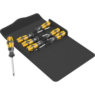 Afbeelding van Wera 05137811001 900/7 2 Schroevendraaierset Kraftform schroefbeitel 7 delig