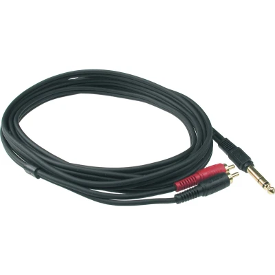Afbeelding van Klotz Insertkabel / Cinch, 2 m AY3 0200, goudcontacten Invoerkabel