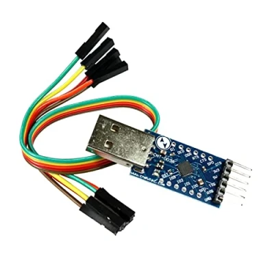 Afbeelding van Paradisetronic.com USB UART converter CP2104, seriële interface/TTL naar USB, 3,3 V/5 V voor Linux, macOS, Win7, Win8, Win10 (adapter)
