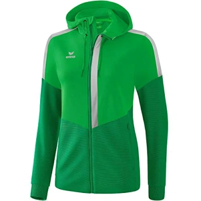 Afbeelding van Squad trainingsjack met capuchon dames fern green/smaragd/ silver grey