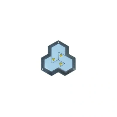 Afbeelding van Huzzle Breinbreker Cast Hexagon 11,8 Staal Zilver