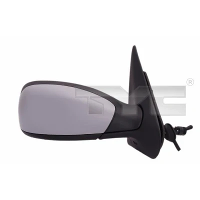 Afbeelding van Buitenspiegel Tyc 326 0030 Links Met grondlaag Instellen: kabel, Bol vormig PEUGEOT: 306 Hatchback