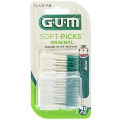 Afbeelding van GUM Soft Picks Original Large Ragers 40 Stuks
