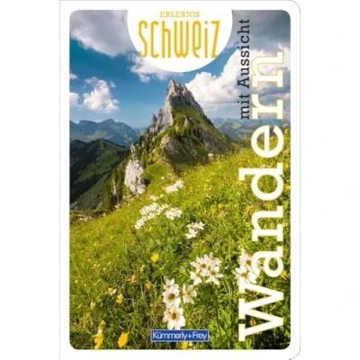 Afbeelding van Kümmerly+Frey Erlebnis Schweiz Wandern mit Aussicht Wanderführer: Inspirierender Wanderführer 73 Touren für jedes Niveau in der gesamten